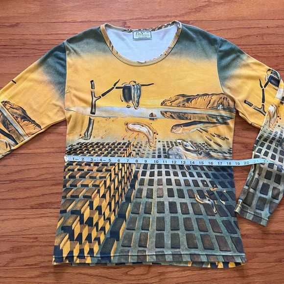 P & N The East’s Enlightened—SALVADOR DALI "The Persistence of Memory" long slee - Picture 6 of 8